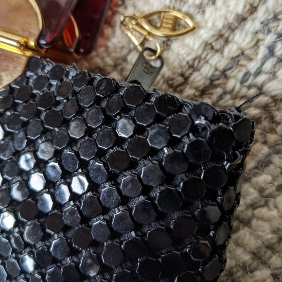 Vintage Black Metal Mesh Handbag - Picture 13 of 13